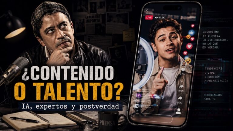 ¿Hoy competimos por crear contenido o por mostrar talento?